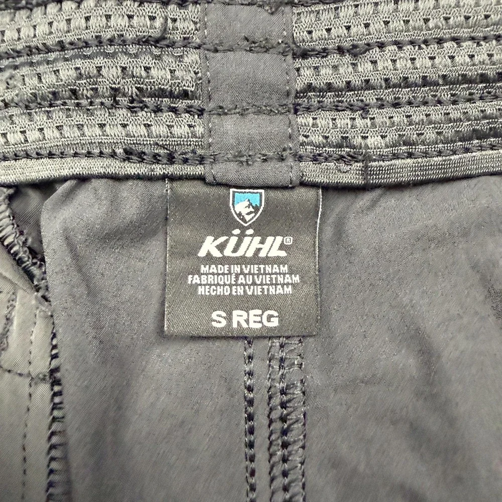 Kuhl Freeflex Jogger Pants Mens Small Black Woven Stretch Zip Pocket Athletic